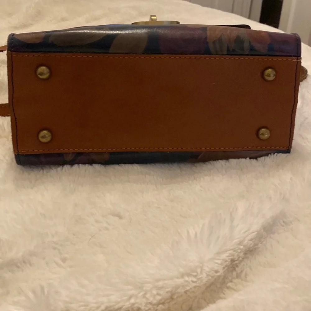 Patricia Nash Chauny Satchel purse UEC Peruvian painting collection - Picture 13 of 15